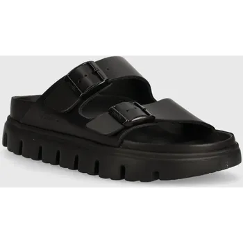 Dámské pantofle Kožené pantofle Birkenstock BIRKENSTOCK X PAPILLIO Arizona Chunky Exq, 38, černá, 99X