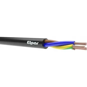 elektrický kabel Elektrický kabel Elpar 3x2,5 mm² kulatý, ohebný v gumové izolaci, 1 m