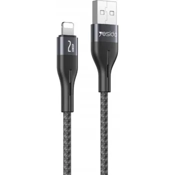 Datový kabel Kabel Yesido USB - Apple Lightning 1 m černý