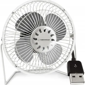 Domácí ventilátor VENTILÁTOR VĚTRÁČEK NA STŮL USB MINI PŘENOSNÝ KOVOVÝ NASTAVITELNÝ