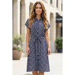 Dámské šaty ALTISPORT ENNIS TMAVĚ MODRÁ/BÍLÁ XXL