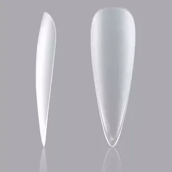 Umělé nehty Měkké gelové tipy na nehty mandlového tvaru 240 ks