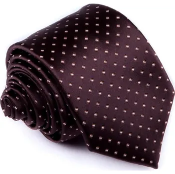 Hnědá elegantní kravata Greg 92890, Velikost Uni