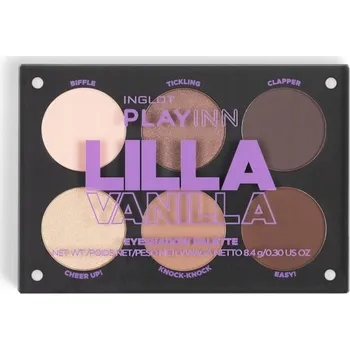 Oční stíny INGLOT Playinn paletka očních stínů Lilla Vanilla 7,8g