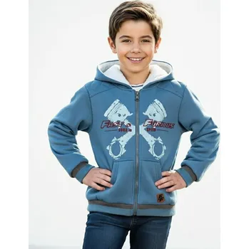 Chlapecká mikina Fast and Furious - Modrá chlapecká mikina Velikost: 152