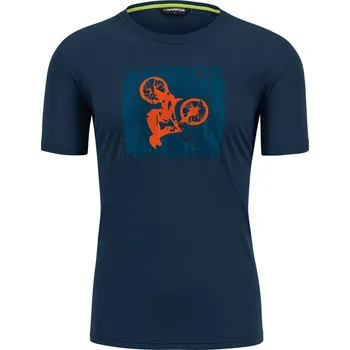 cyklistický dres KARPOS Cyklistické triko s krátkým rukávem - VAL FEDERIA - černá L