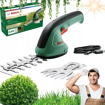 Nůžky na trávu Akumulátorové elektrické nůžky Bosch, 12 cm, 3,6 V