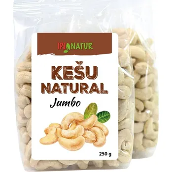 Sušená potravina IPJ NATUR s.r.o. Kešu natural Jumbo 250g IPJ NATUR 6060