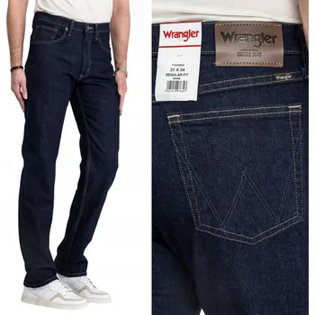 Pánské džíny Pánské džíny WRANGLER Regular Fit Modré Rovné W36 L30