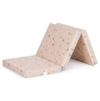 Dětský pokoj CHIPOLINO Skládací matrace 120x60 cm Humus,beige stars