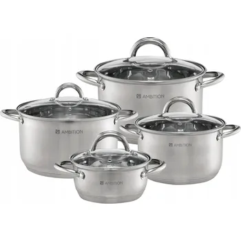 Sada nádobí Sada hrnců nerezová ocel hrnců Ambition Solar 8 dílů