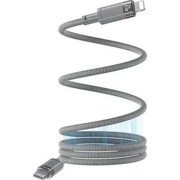 Datový kabel Kabel Yesido USB-C - Apple Lightning 1 m šedý