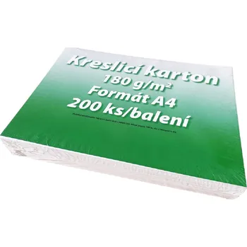 Výtvárné potřeby Vikpap Kreslící karton 180g, balení 200ks Velikost: A3