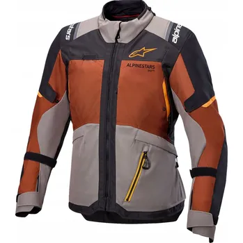 Moto oblečení Textilní bunda Alpinestars Andes v4 Drystar walnut/rust S