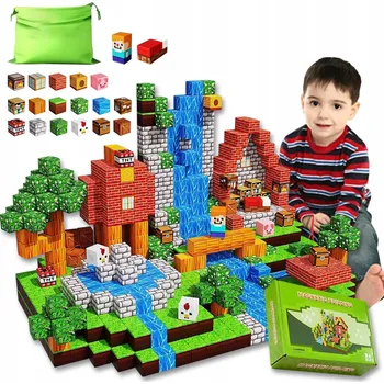 ostatní stavebnice Sada kreativních 3D magnetických Stavebnice , balení 100 ks