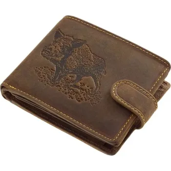 Peněženka Peněženka kožená GreenDeed DIVOKÉ PRASE