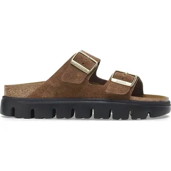 Dámské pantofle Semišové pantofle Birkenstock Arizona Chunky Birkenstock x Papillio 1028389 hnědá 82X, EUR 37