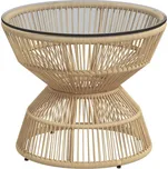 Ratanový konferenční stolek 60x60x50cm | přírodní