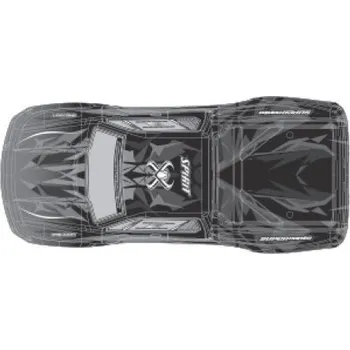 RC model Absima AB35-SJ02 - PVC body Monster Truck (Blue)