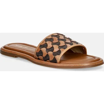Dámské pantofle Pantofle MICHAEL Michael Kors Dana Slide 40R6DNFS1L.252 hnědá 82X, EUR 38.5