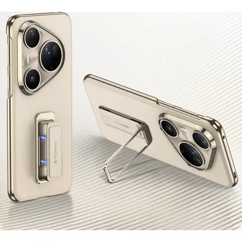 Pouzdro na mobilní telefon GKK 132827 GKK XTCASE Ochranný kryt s držákem Huawei Pura 80 Ultra zlatý