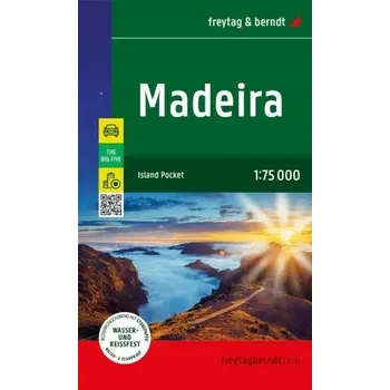 Madeira, StraSsen- und Freizeitkarte 1:75.000, freytag & berndt. 1:75`000: Island Pocket, The Big Five, wasserfest und reiSsfest Kolektiv autorů
