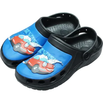 Chlapecké pantofle CHLAPECKÉ GUMOVÉ NAZOUVÁKY černé Bellgame GY2425C (Chlapecké nezateplené gumové nazouváky)