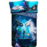 Jerry Fabrics Bavlněné povlečení 140x200 + 70x90 cm - Jak vycvičit draka 3