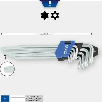Nářadí pro automobil Sada zahnutých šroubováků Brilliant tools BT044019