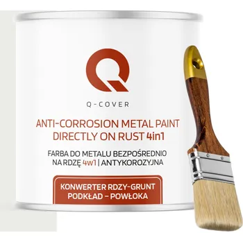 univerzální barva BARVA NA KOV PROTI REZI OCEL POZINK 4v1 SIGNÁLNÍ BÍLÁ RAL 9003 MATNÁ 2,5L