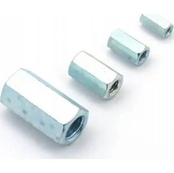 Matice PRODLUŽOVACÍ MATICE M10 30mm 100 Ks SPOJOVACÍ DLOUHÁ