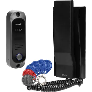 Domovní zvonek Domovní videotelefon s NFC čtečkou, černý