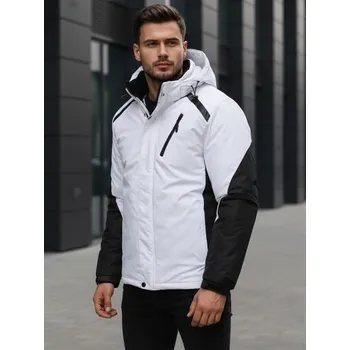 Pánská casual bunda Dstreet Zimní bílá pánská bunda