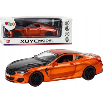 autíčko SPORTOVNÍ AUTO KOVOVÉ 1:24 S NÁHONEM OTEVÍRACÍ DVEŘE ORANŽOVÉ