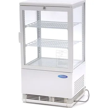 Maxima Chladnička s vitrínou 43 cm - 58 l - bílá | Maxima, 09400800