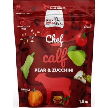 Krmivo pro psa Krmivo pro psy Syta Micha Chef telecí maso, hruška, bez obilovin - 1,5 kg