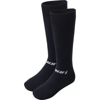 Štulpny DĚTSKÉ FOTBALOVÉ ŠTULPNY HUARI YLON JUNIOR ČERNÉ VELIKOST 28-32