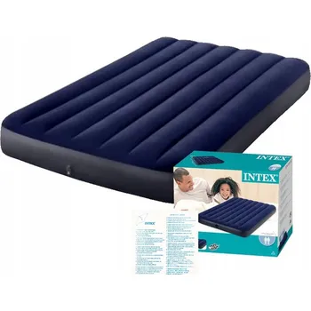 Karimatka Matrace s dvoulůžkovou velurovou postelí INTEX 64758 191x137x25