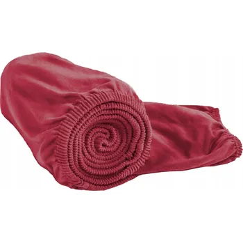 Prostěradlo PROSTĚRADLO S GUMOU JERSEY BAVLNA 90X200 + 25CM BORDO