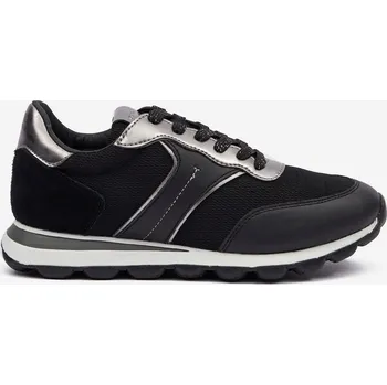 Dámská móda Geox Dámské Černé dámské tenisky s koženými detaily Geox Spherica V Series Černá 39 (2562030)