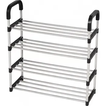 Police na boty 4 úrovně 72 × 28 × 57 cm