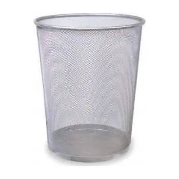 Odpadkový koš Odpadkový koš kovový Tres 10 l stříbrný