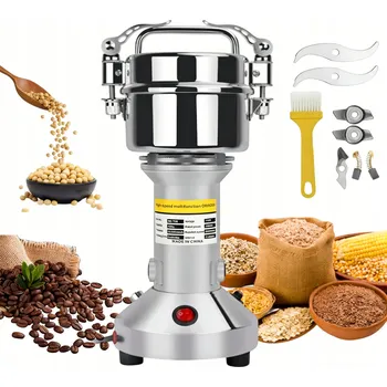Kuchyňský mlýnek SILNÝ ELEKTRICKÝ MLÝNEK NA KÁVU 850W NA KOŘENÍ OŘECHY