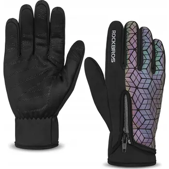 Cyklistické rukavice Cyklistické rukavice Rockbros XL černé