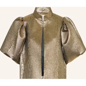 Dámská halenka Dea Kudibal Dámská Brokátová Bunda, zlatá, 36