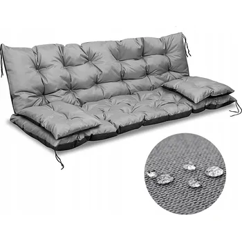 Polštář Polštář 100 x 50 x 15 cm šedý