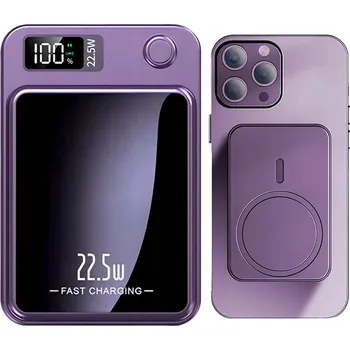 Powerbanka POWERBANK 10000mAh MAGNETICKÝ BEZDRÁTOVÝ INDUKČNÍ MAGSAFE USB-C