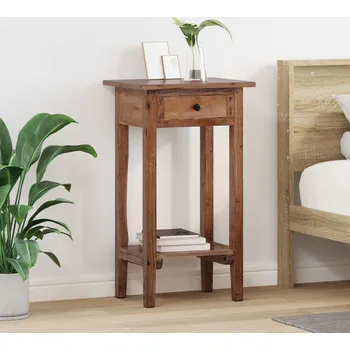 Stojan na květiny vidaXL Stojan na rostliny Hnědá 34 x 25 x 52 cm Mahagonové dřevo [42012412]