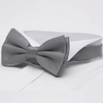 Šedý pánský společenský motýlek Assante 90323, Velikost Uni