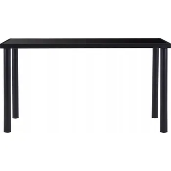 Jídelní stůl Kuchyňský stůl VidaXL obdélníkový černý 70 x 140 x 75 cm